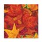 Autumn Leaf Beverage Napkins - 12 Pack: Perfect for Fall Parties